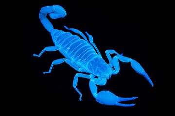 Fluorescent scorpion