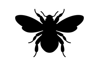 Energetic Bumblebee Silhouette for Garden Decor and Buzzing Crafts