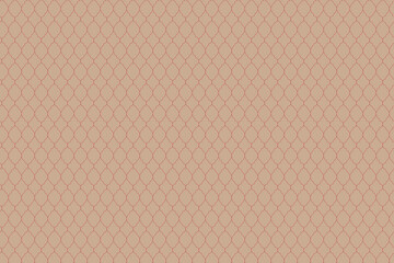 Fototapeta premium Elegant seamless Moroccan lattice pattern in soft red on peach background for textile and wallpaper design