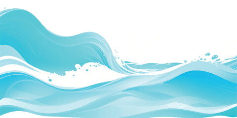 Tranquil watercolor sea texture featuring light blue and green hues. Hand-painted abstract art perfect for backgrounds, invitations, and creative projects.
