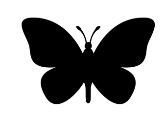 Delicate Butterfly Silhouette for Floral Decor and Artistic Crafts