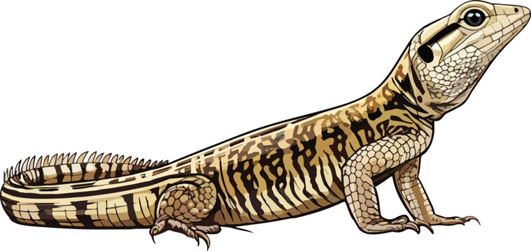 Uromastyx aegyptia sanda transparent background premium quality