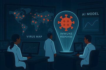 Scientists Analyze Viral Spread and Immune Response Modeling