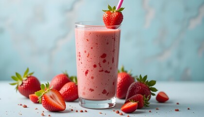 Strawberry Smoothie Drink