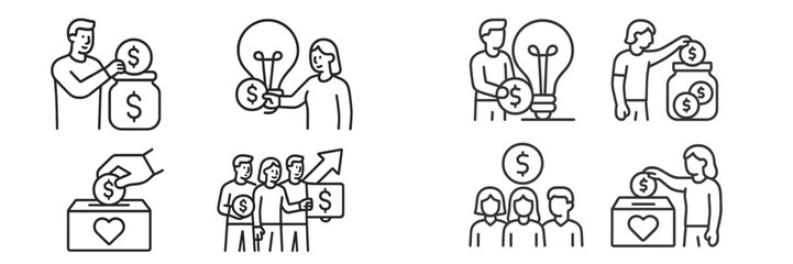 Creative ideas for fundraising initiatives and community support during various activities