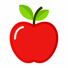 red apple illustration	