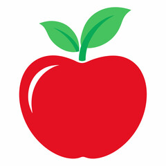 red apple illustration	