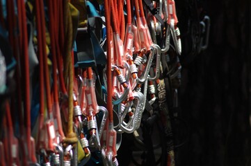 sprzęt wspinaczkowy, uprząż, climbing equipment, harness