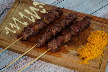 Espetinho Churrasco de Carne - Petiscos