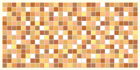 Mosaico decorativo en tonos terrosos fotografiado en estudio con alta definición