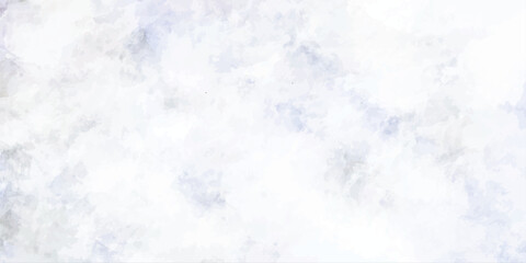 Colorful watercolor background of abstract sunset sky with puffy clouds in bright rainbow colors of pink green blue yellow 