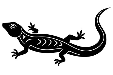 vector illustration of a lizard