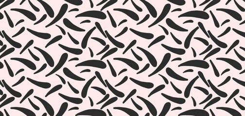 line doodle vector seamless pattern. Creative minimalist style art background for children or trendy design with basic shapes. Simple childish scribble backdrop