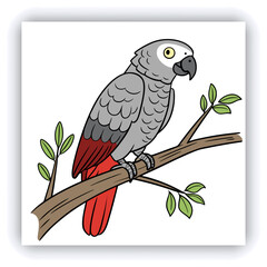 Horizontal banner with two beautiful colorful toucan birds (Ramphastidae) on a branch in a rainforest. Couple of toucan bird and leaves of tropical plants on sunny background. Copy space for text