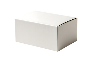 Fototapeta premium Blank white cardboard box, packaging mockup.