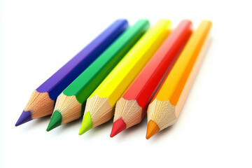 Fototapeta premium Colorful of pencils designed to inspire and ignite creativity. Generative AI