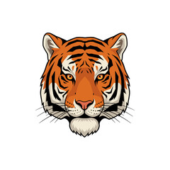 Tiger head mascot used for Logo design element