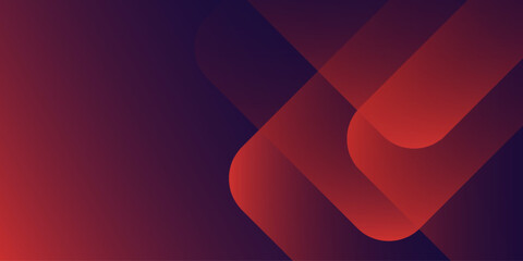 Abstract dark blue background with red diagonal lines. Dynamic shapes composition. Vector