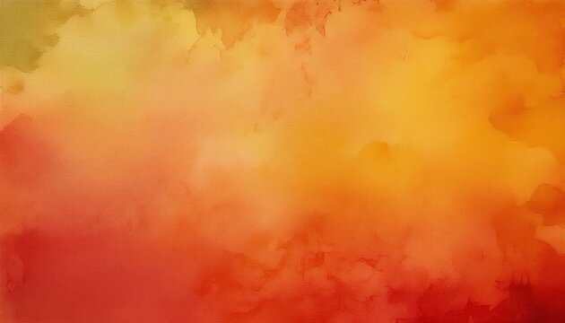 vibrant orange watercolor background with warm yellow highlights for halloween-themed web design, print media, poster, flyer, or seasonal branding project

