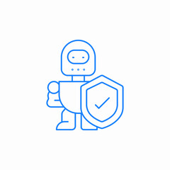 android shield icon sign vector