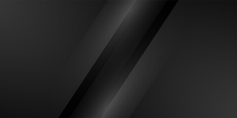 Black abstract background. Elegant dark diagonal shape elements. Modern luxury grey gradient graphic design