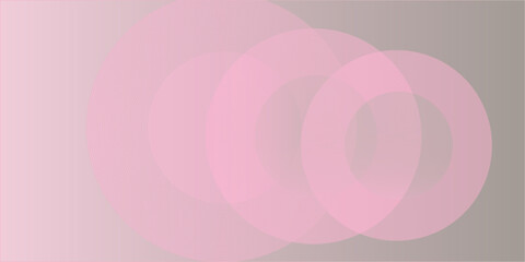 Abstract pastel colorful pink and yellow gradations. Circle effect style geometric abstract background simple