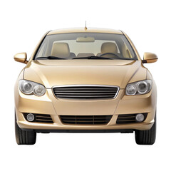 car isolated on transparent white background, clipping path