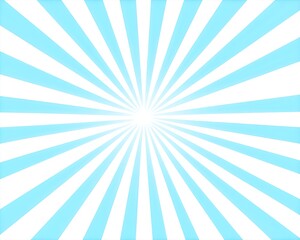 Light blue radial lines on white background