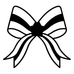 American Flag Ribbon Bow Vector Patriotic Clipart for Creative and Holiday Designs