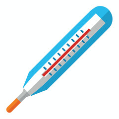 medical thermometer isolated on white background