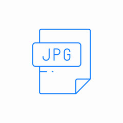 Fototapeta premium jpg file picture icon sign vector