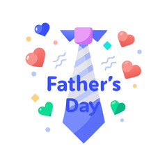 Father’s Day tie icon Holiday SVG Icon