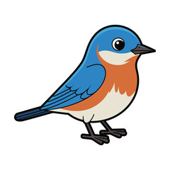 Obraz premium Vector illustration of a bird