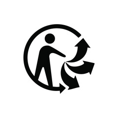 TRIMAN BLACK VECTOR SIGN ICON LOGO