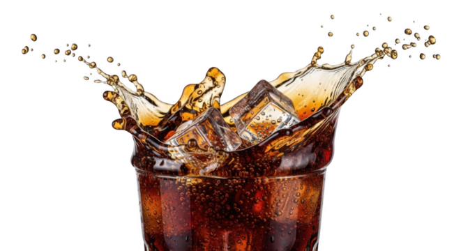 Refreshing Cold Drink With Ice Cubes PNG Image Download Now