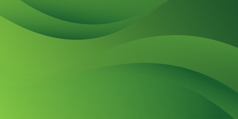 Abstract green wavy background. vector illustration