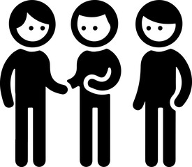 Stick man - Business People and Teamwork Icon