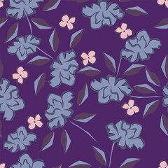 Seamless floral pattern, vintage background
