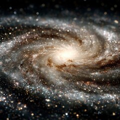 Fototapeta premium Cosmic Swirl Galaxy Nebula Stars Space Background