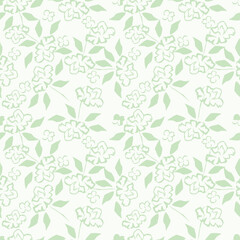 Seamless floral pattern, vintage background