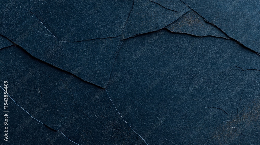 Aufkleber a close-up of a blue surface with cracks down its center and a plane positioned within the image