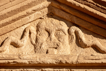 Jabal AlBanat, ancient tombs in Hegra, AlUla, in Saudi Arabia