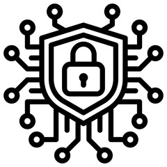 Cyber Security Icon