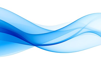 Fototapeta premium Abstract Blue Wave Background. (2)