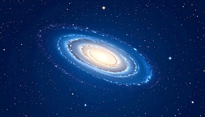 Spiral Galaxy in Space.