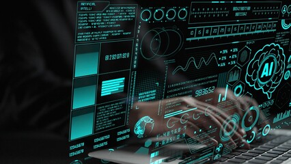 AI Assistant Brain Processor with LLM Technology, Big Data, Machine Learning, Generative AI for...