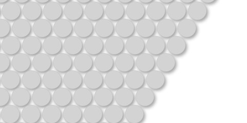 Grey tiles wall. round marble textures, ball tiles. Top view pavement circle block gray texture with seamless patterns floor background. Air Bubble wrap texture background. Textured Background.