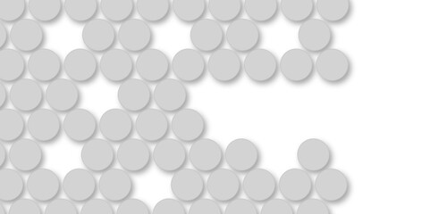 Grey tiles wall. round marble textures, ball tiles. Top view pavement circle block gray texture with seamless patterns floor background. Air Bubble wrap texture background. Textured Background.