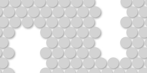 Grey tiles wall. round marble textures, ball tiles. Top view pavement circle block gray texture with seamless patterns floor background. Air Bubble wrap texture background. Textured Background.