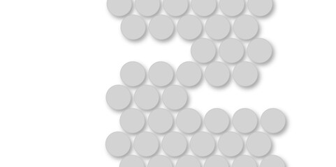 Grey tiles wall. round marble textures, ball tiles. Top view pavement circle block gray texture with seamless patterns floor background. Air Bubble wrap texture background. Textured Background.